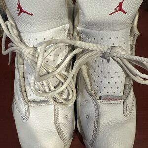 Jordan Kids Shoes White and Red